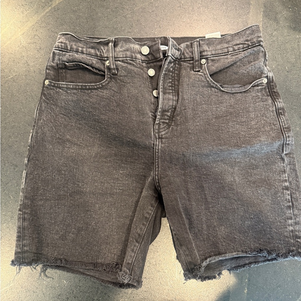 Old Navy Dark Gray Jean Shorts